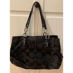 Black coach bag
